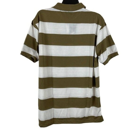 Pacific Polo Club Striped Pullover Short Sleeve Shirt Size XL - Picture 2 of 5